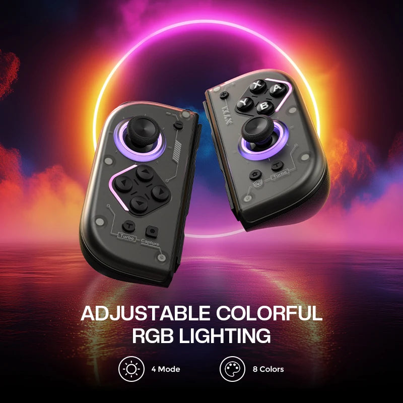 Hall Effect Switch Joycon, No Drift Wireless Controller for Nintendo Switch OLED Lite, NYXI Hyperion 2, US Stock Fast Delivery
